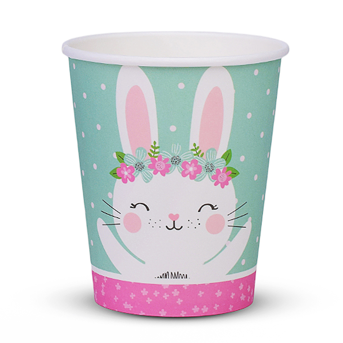 Фото к товару Набор посуды одноразовой 00-7481 "Зайка" стаканы (10 шт.) Набор посуды одноразовой 00-7481 "Зайка" стаканы (10 шт.)