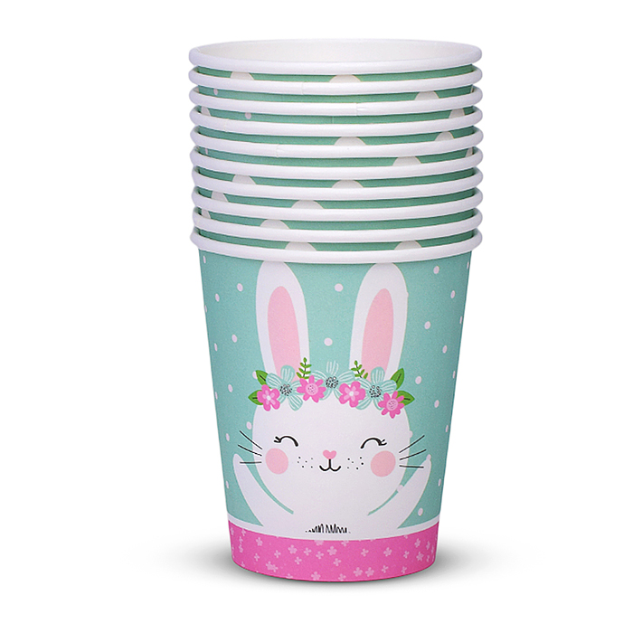 Фото к товару Набор посуды одноразовой 00-7481 "Зайка" стаканы (10 шт.) Набор посуды одноразовой 00-7481 "Зайка" стаканы (10 шт.)