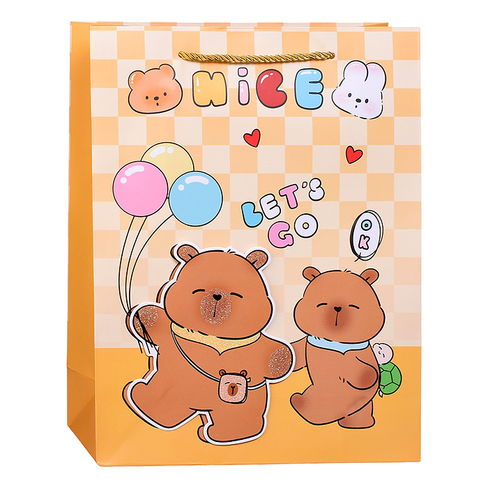 Пакет подарочный 00-7450 "Маленький праздник" 26*10*32см