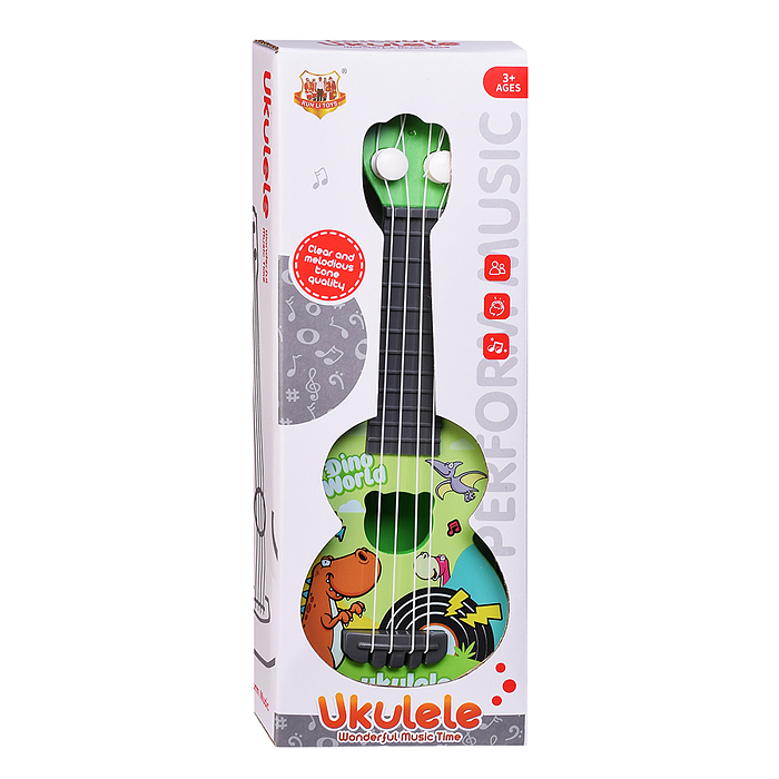 Фото к товару Гитара 8846 "Дино бум" в коробке Гитара 8846 "Дино бум" в коробке