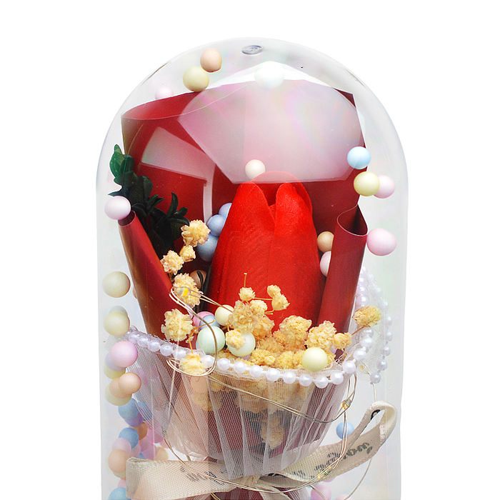 Фото к товару Светильник H04 "Тюльпан" в коробке (красный) Светильник H04 "Тюльпан" в коробке (красный)