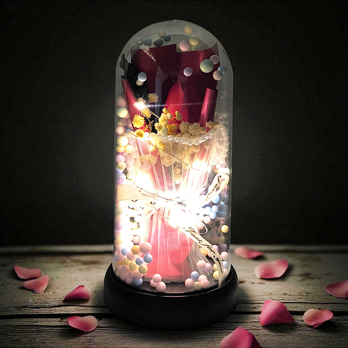 Фото к товару Светильник H04 "Тюльпан" в коробке (красный) Светильник H04 "Тюльпан" в коробке (красный)