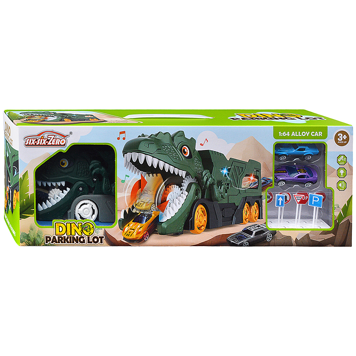 Фото к товару Катапульта 660-S113 "Дино паркинг" в коробке Катапульта 660-S113 "Дино паркинг" в коробке