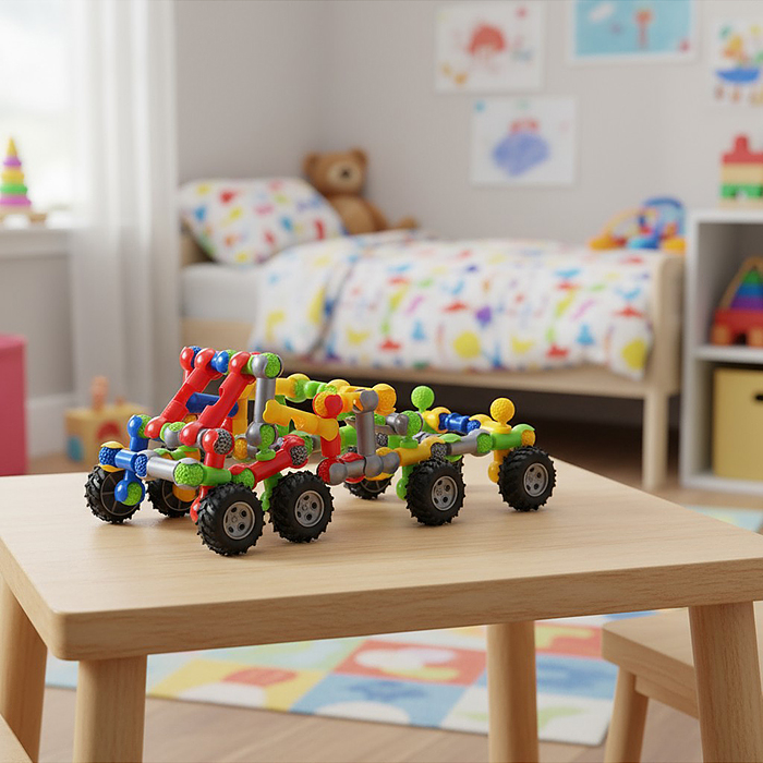 Фото к товару Конструктор SY8822 "Машина" (70 дет.) в коробке Конструктор SY8822 "Машина" (70 дет.) в коробке