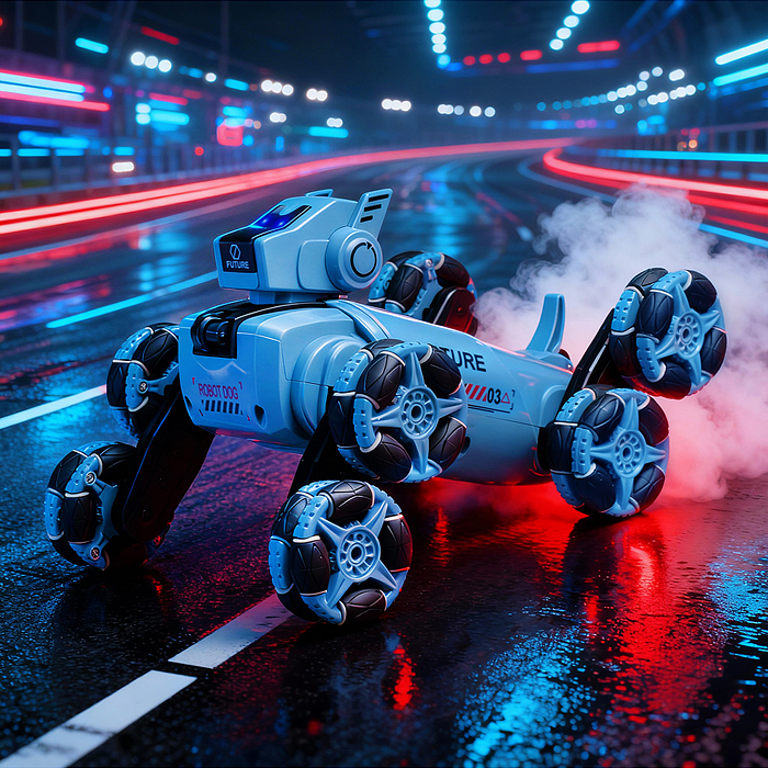 Фото к товару Собака CD0068BS "Робо-Мухтар" р/у, 27 MHz, в коробке Собака CD0068BS "Робо-Мухтар" р/у, 27 MHz, в коробке