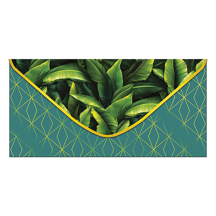 Конверт для денег "Листья"