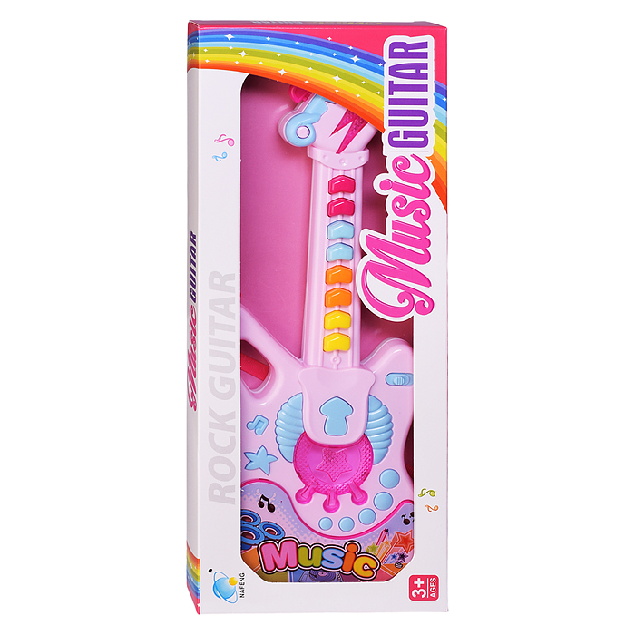 Фото к товару Гитара 661Q "Музыкальная бабочка" в коробке Гитара 661Q "Музыкальная бабочка" в коробке