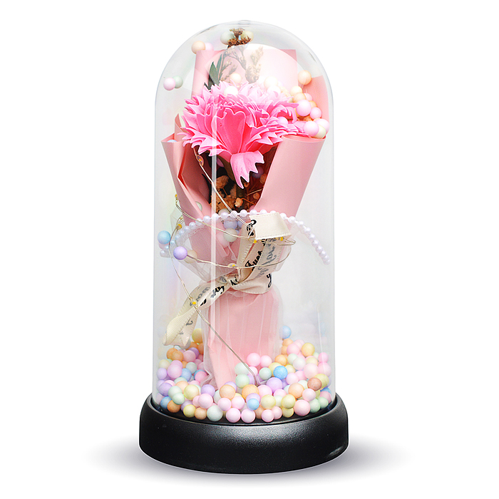 Фото к товару Светильник H03 "Гвоздика" в коробке (розовый) Светильник H03 "Гвоздика" в коробке (розовый)