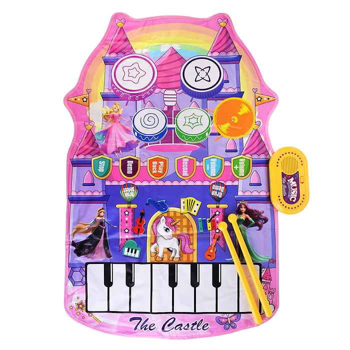 Фото к товару Коврик музыкальный RS-6128 "Замок принцессы" в коробке Коврик музыкальный RS-6128 "Замок принцессы" в коробке