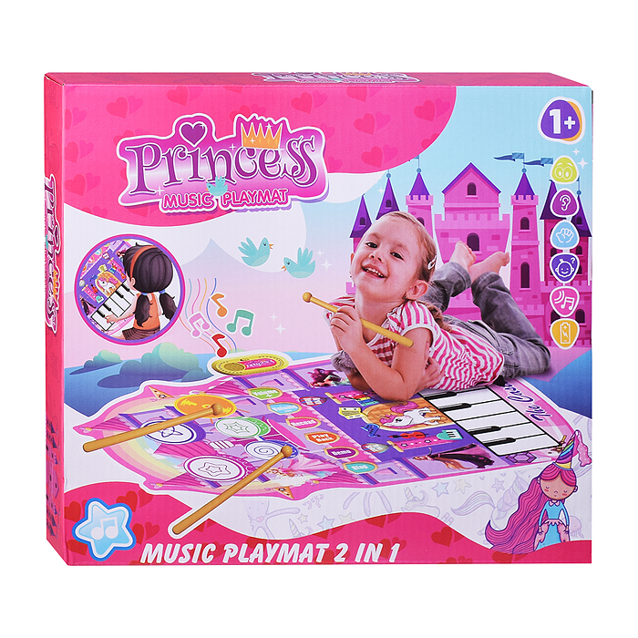 Фото к товару Коврик музыкальный RS-6128 "Замок принцессы" в коробке Коврик музыкальный RS-6128 "Замок принцессы" в коробке