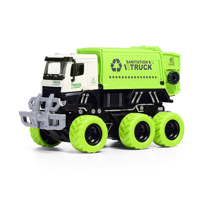 Машина RJ6963-1 "Мусоровоз" (свет, звук) в коробке