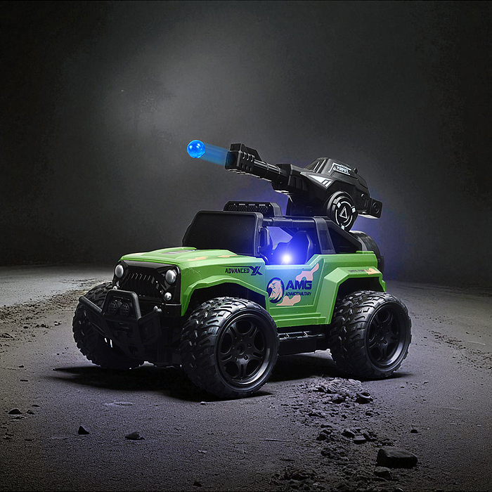 Фото к товару Машина SBY164-4 "Военный авто" р/у, 27 MHz, в коробке Машина SBY164-4 "Военный авто" р/у, 27 MHz, в коробке