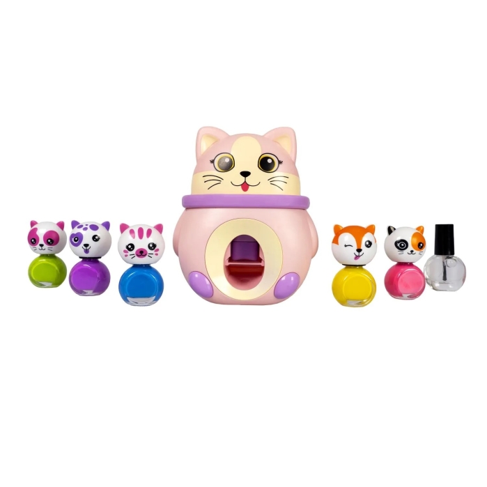 Фото к товару Игровой набор для дизайна ногтей Eva Moda "Кошачьи лапки", принтер-штамп в виде кошки, карт Игровой набор для дизайна ногтей Eva Moda "Кошачьи лапки", принтер-штамп в виде кошки, карт