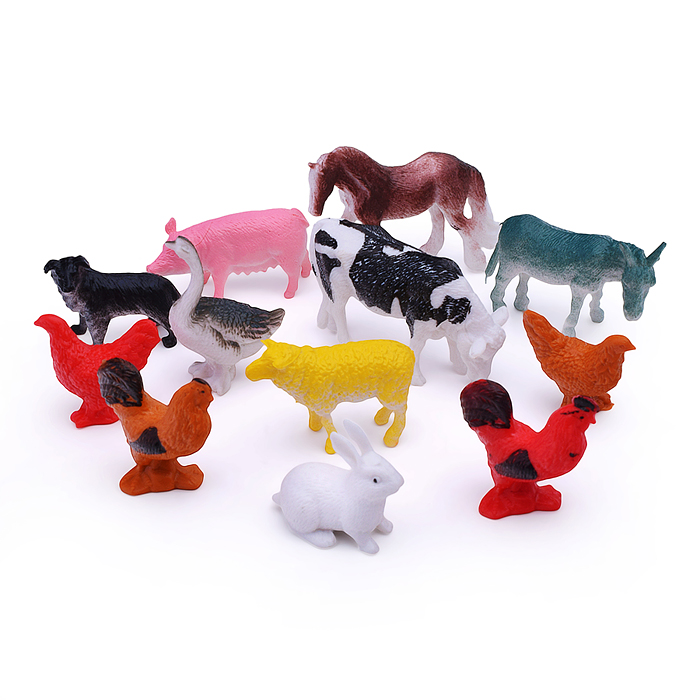 Наборы животных 0815-76 "Домашняя ферма-2" в пакете
