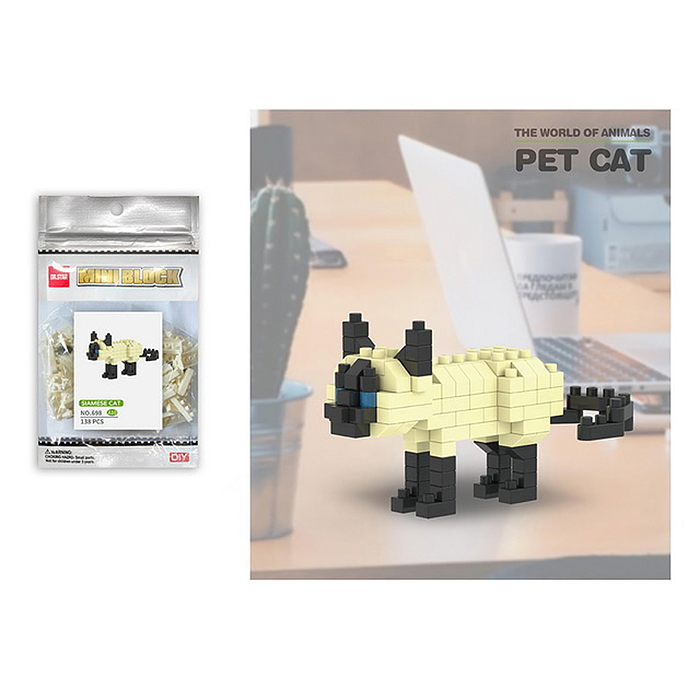 Конструктор 698-A10 "Кошечка Мурка" в пакете