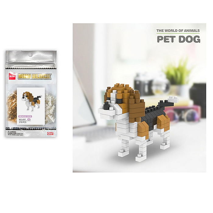 Конструктор 697-A2 "Мохнатый друг" в пакете