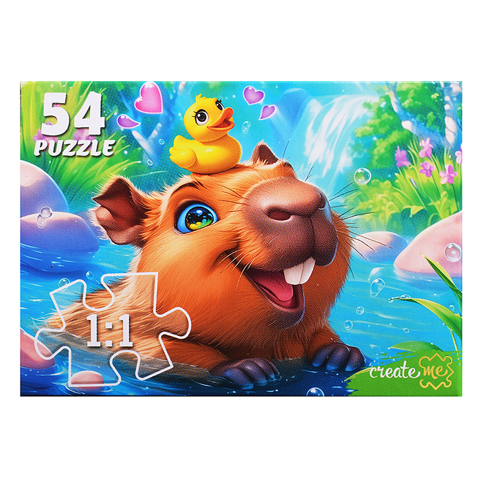 Пазлы 54 "Милые истории" (8 шт в шоубоксе) 