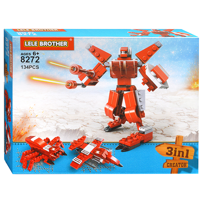 Конструктор 8272 "Космические войны" (134 дет.) в коробке