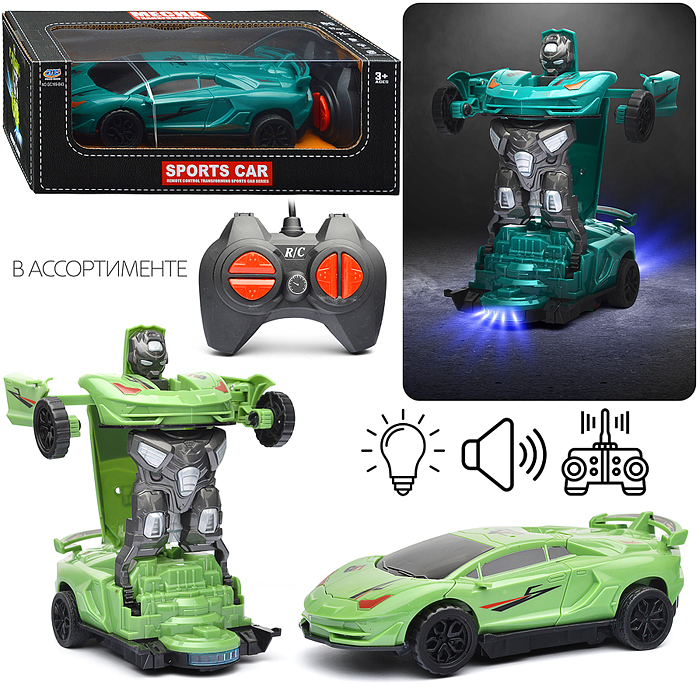 Машина GC169-B43 "Робокар" р/у, 27 MHz, в коробке Машина GC169-B43 "Робокар" р/у, 27 MHz, в коробке