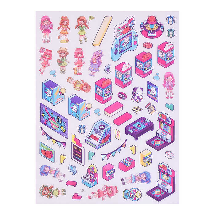 Набор наклеек 00-7388 "Сам себе дизайнер"