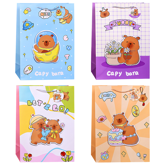 Пакет подарочный 00-7401 "Дари счастье" 30*41.5*12см Пакет подарочный 00-7401 "Дари счастье" 30*41.5*12см