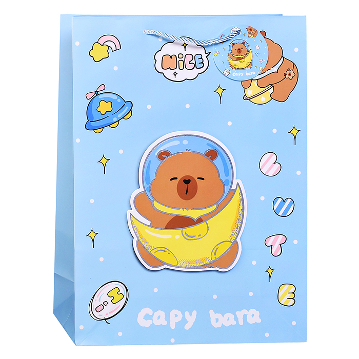 Пакет подарочный 00-7401 "Дари счастье" 30*41.5*12см