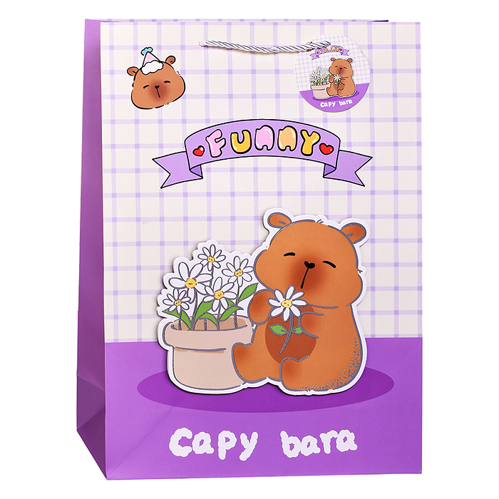 Пакет подарочный 00-7401 "Дари счастье" 30*41.5*12см