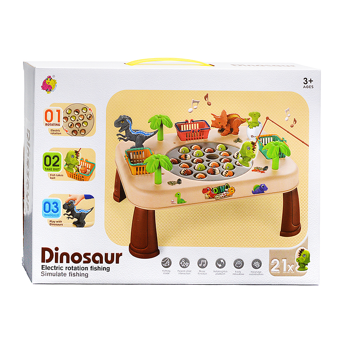 Набор рыбалка 7738B "Дино" в коробке
