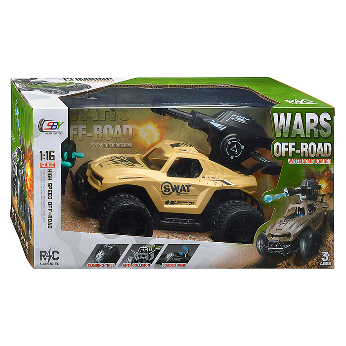 Фото к товару Машина SBY164-2 "Боевая засада" р/у, 27 MHz, в коробке Машина SBY164-2 "Боевая засада" р/у, 27 MHz, в коробке