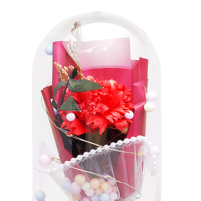 Фото к товару Светильник H03 "Гвоздика" в коробке (красный) Светильник H03 "Гвоздика" в коробке (красный)