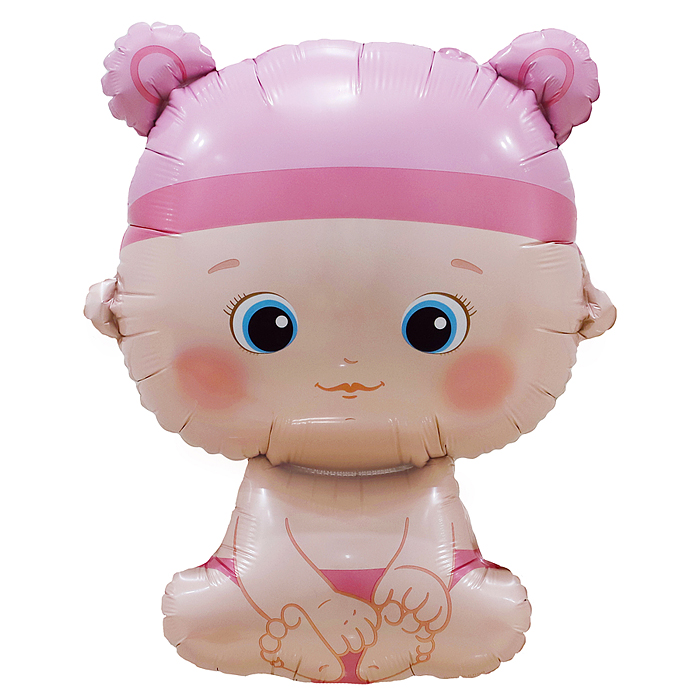 Шар (33''/84 см) Фигура, Малышка Девочка, 1 шт. в уп. Шар (33''/84 см) Фигура, Малышка Девочка, 1 шт. в уп.