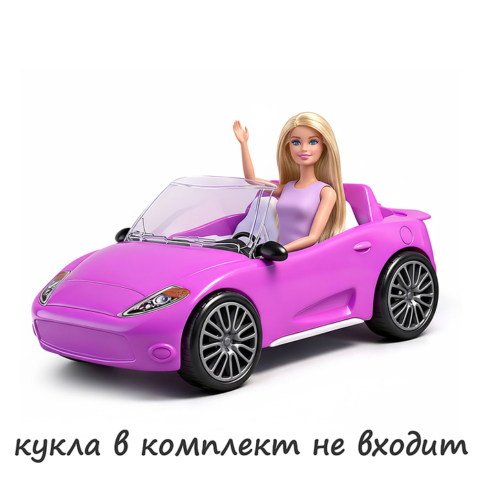 Машина для куклы UT0187-1 "Кабриолет" в коробке