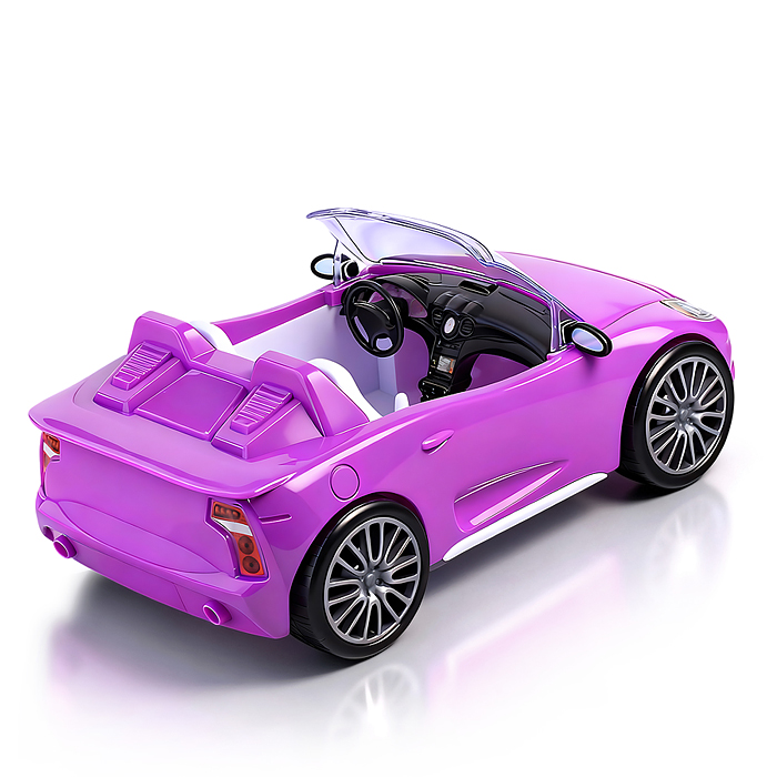 Машина для куклы UT0187-1 "Кабриолет" в коробке