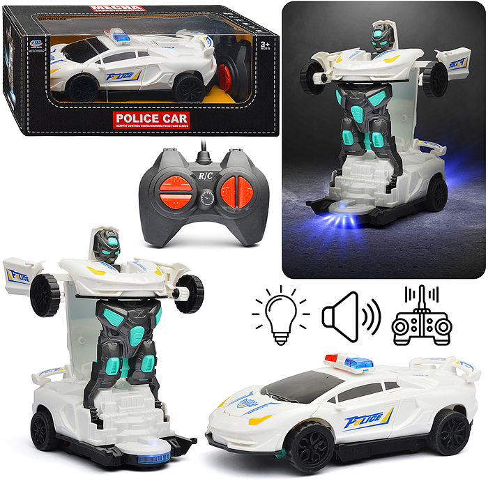 Машина GC169-B42 "Робо полиция" р/у, 27 MHz, в коробке Машина GC169-B42 "Робо полиция" р/у, 27 MHz, в коробке