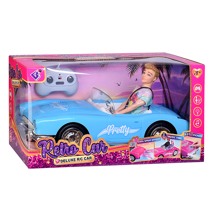 Фото к товару Машина 886-11 "Супер кабриолет" р/у для куклы, в коробке Машина 886-11 "Супер кабриолет" р/у для куклы, в коробке