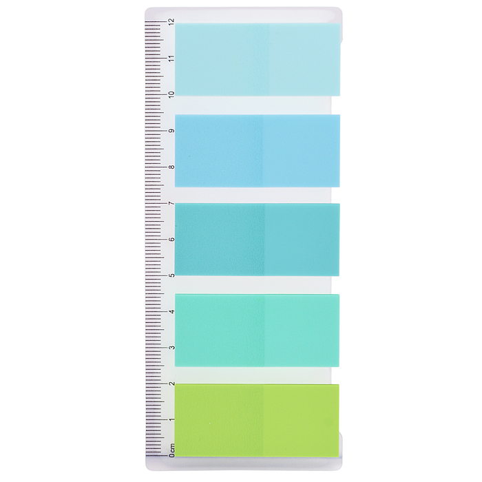 Фото к товару Набор самоклеящихся этикеток-закладок "Pastel" пластиковые полупрозрачные 44x20 мм, 5x20 листов Набор самоклеящихся этикеток-закладок "Pastel" пластиковые полупрозрачные 44x20 мм, 5x20 листов