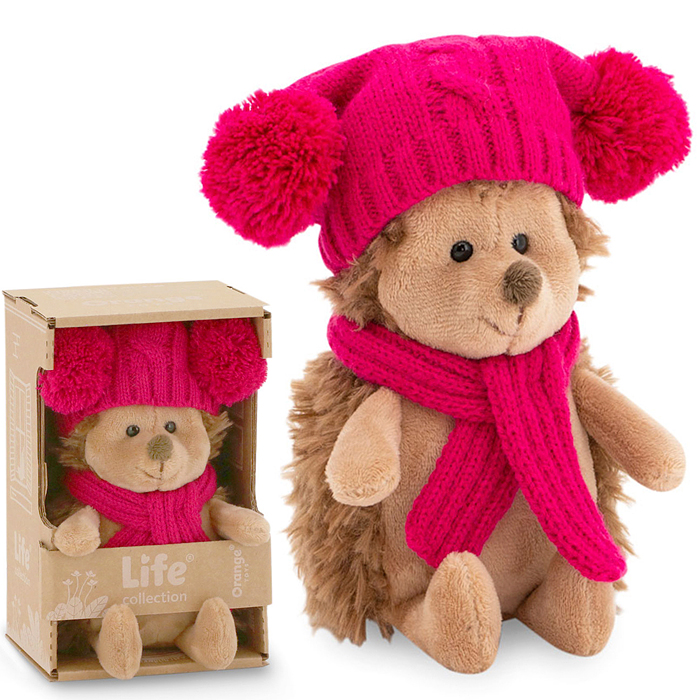 Ежинка Life Колючка в шапке с двумя помпонами 15 Ежинка Life Колючка в шапке с двумя помпонами 15