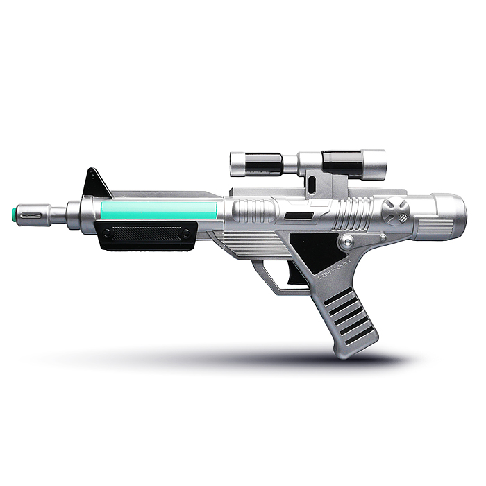 Набор оружия 837-5 "Звездный  путь" (свет, звук) на батарейках, в коробке