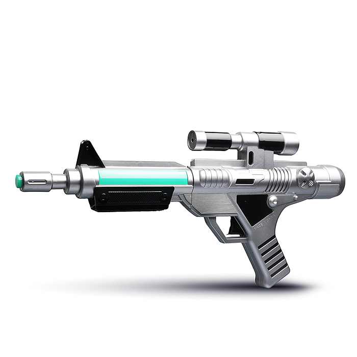 Набор оружия 837-5 "Звездный  путь" (свет, звук) на батарейках, в коробке