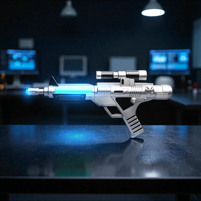 Набор оружия 837-5 "Звездный  путь" (свет, звук) на батарейках, в коробке