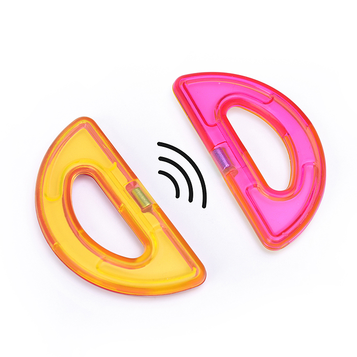 Фото к товару Конструктор магнитный MG0007-1 большой размер дет. (24 дет.), в пакете Конструктор магнитный MG0007-1 большой размер дет. (24 дет.), в пакете