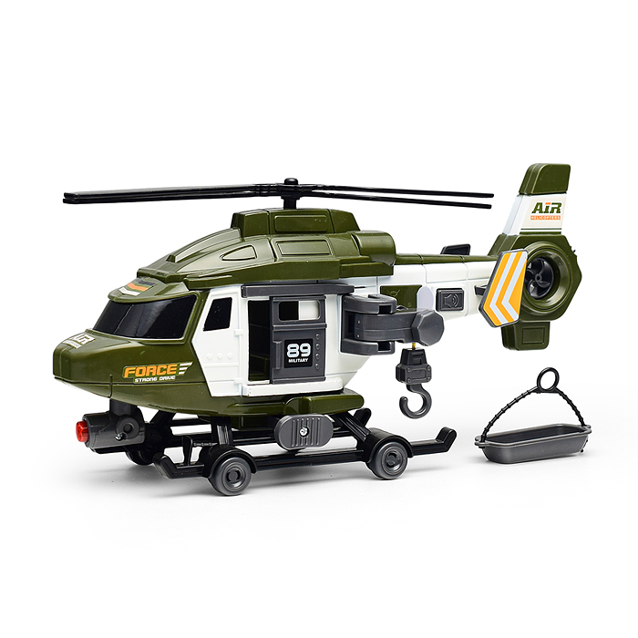 Фото к товару Вертолет JS128C "Военный" (свет, звук) в коробке Вертолет JS128C "Военный" (свет, звук) в коробке