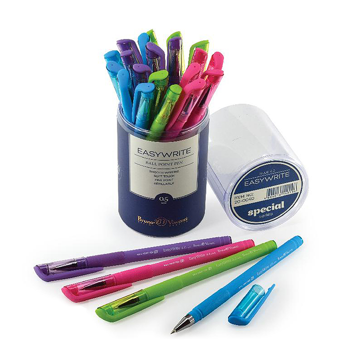 Ручка шариковая"EasyWrite.SPECIAL" синяя (5 цветов корпуса)  0,5 мм 