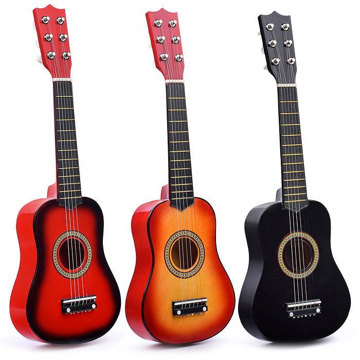 Гитара UT0065 деревянная, 6 струн "Играй, Музыкант" в пакете