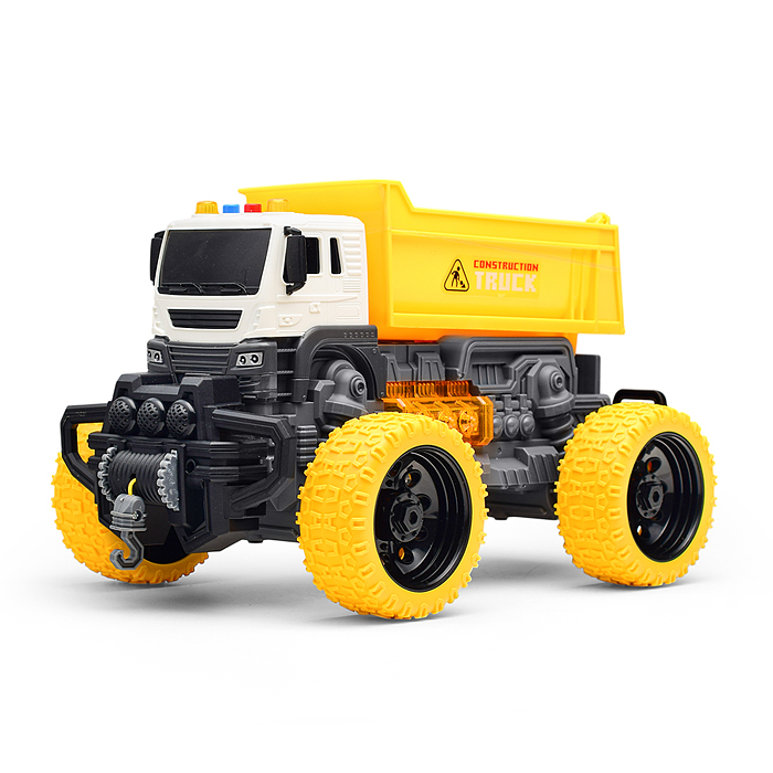 Фото к товару Машина JS101S "Мега самосвал" 1:16 (свет, звук) в коробке (цвет желтый) Машина JS101S "Мега самосвал" 1:16 (свет, звук) в коробке (цвет желтый)