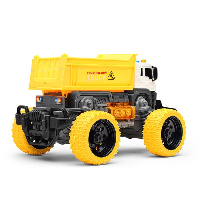 Фото к товару Машина JS101S "Мега самосвал" 1:16 (свет, звук) в коробке (цвет желтый) Машина JS101S "Мега самосвал" 1:16 (свет, звук) в коробке (цвет желтый)