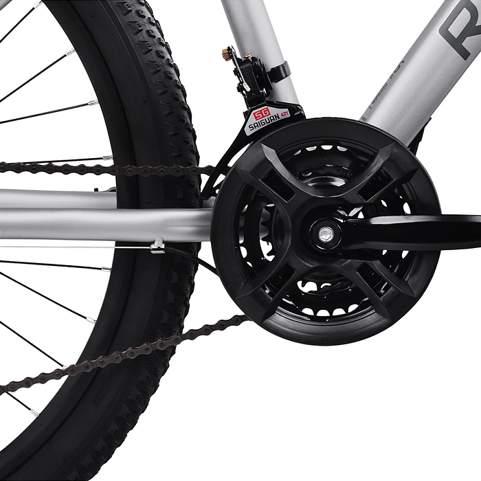 Фото к товару Велосипед 26" Rocket Vela 2.0, цвет серый, размер 15" Велосипед 26" Rocket Vela 2.0, цвет серый, размер 15"