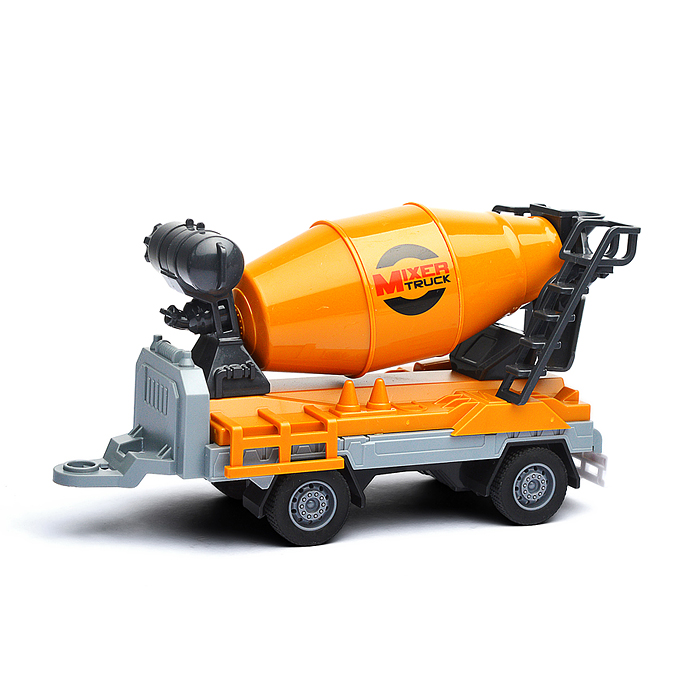 Машина KLX900-12 "Асфальтоукладчик" с бетономешалкой (свет, звук) в коробке