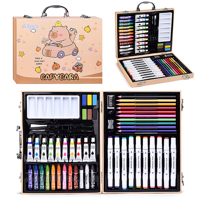 Набор для юного художника Bi-010-056 "Капибара" (53 предмета)