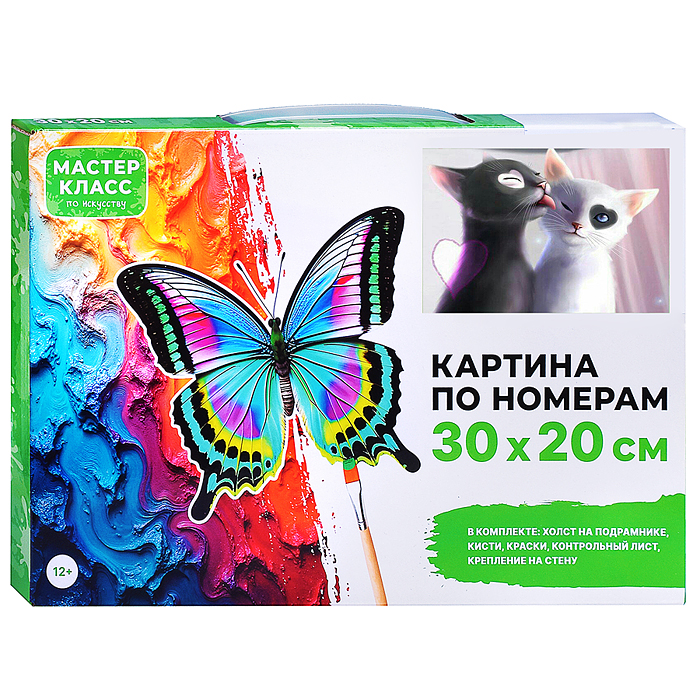 Фото к товару Набор для рисования MKR3020-32 "Картина по номерам 30х20 см. Инь и Янь" Набор для рисования MKR3020-32 "Картина по номерам 30х20 см. Инь и Янь"